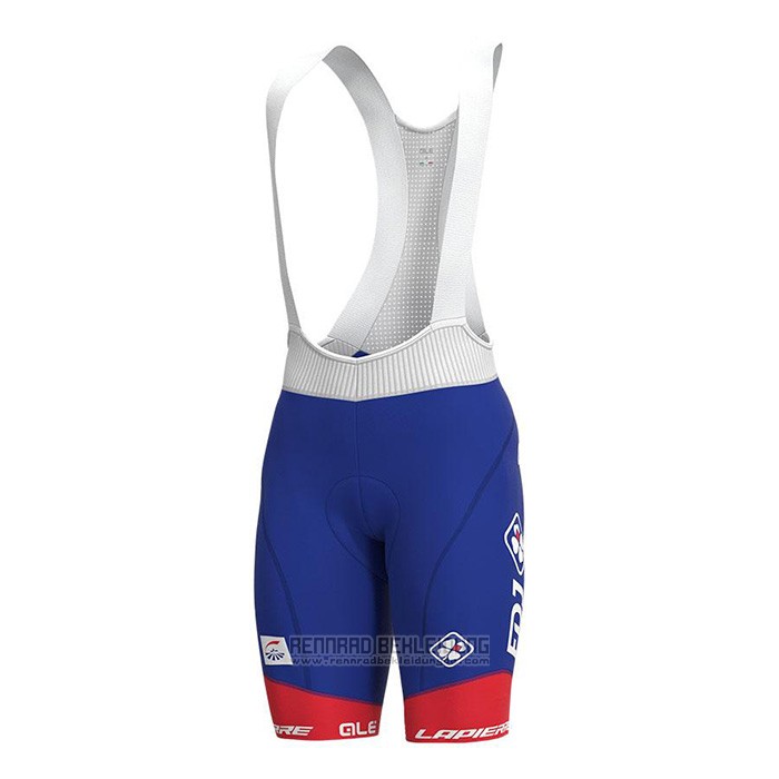 2022 Fahrradbekleidung Groupama-FDJ Wei Trikot Kurzarm und Tragerhose